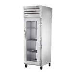 True STG1RPT-1G-1G-HC - Pass-Thru Refrigerator, one-section, (1) glass door front & rear